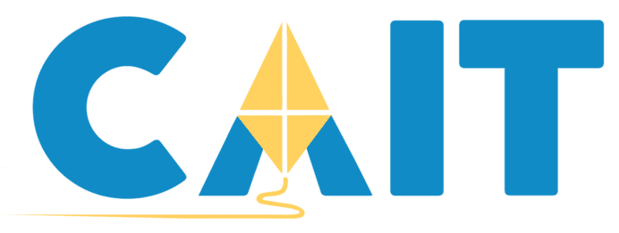 Logo of CAIT with text